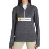 Women's Brushed Terry Heathered Quarter-Zip Pullover Thumbnail